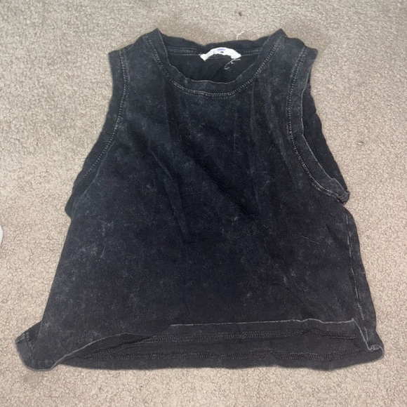 Double zero black halter neck tank top - Picture 1 of 2